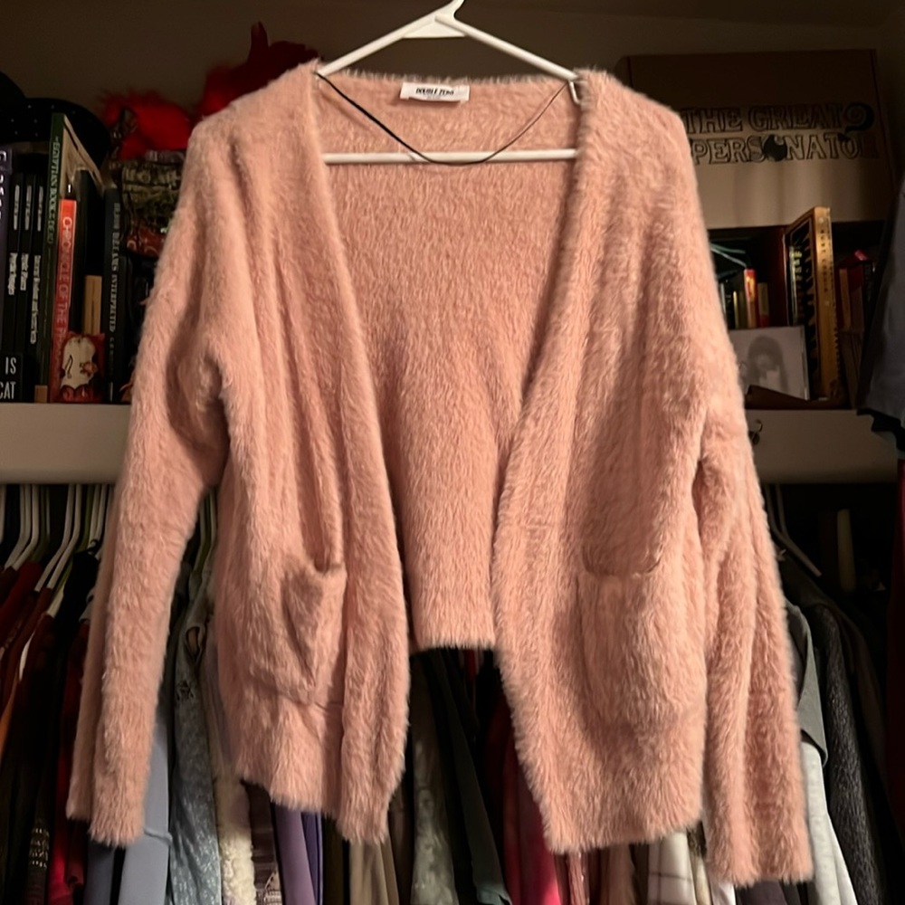 Double Zero baby pink cardigan